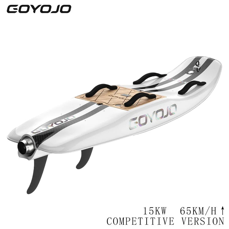 Carbon Fiber Electric Surfboard Jetboard 15KW Seaside Speed 65KMH