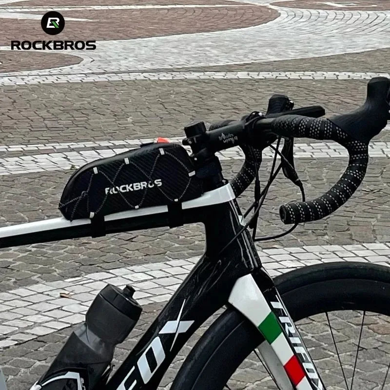 ROCKBROS Waterproof Reflective Front Top Tube Bag