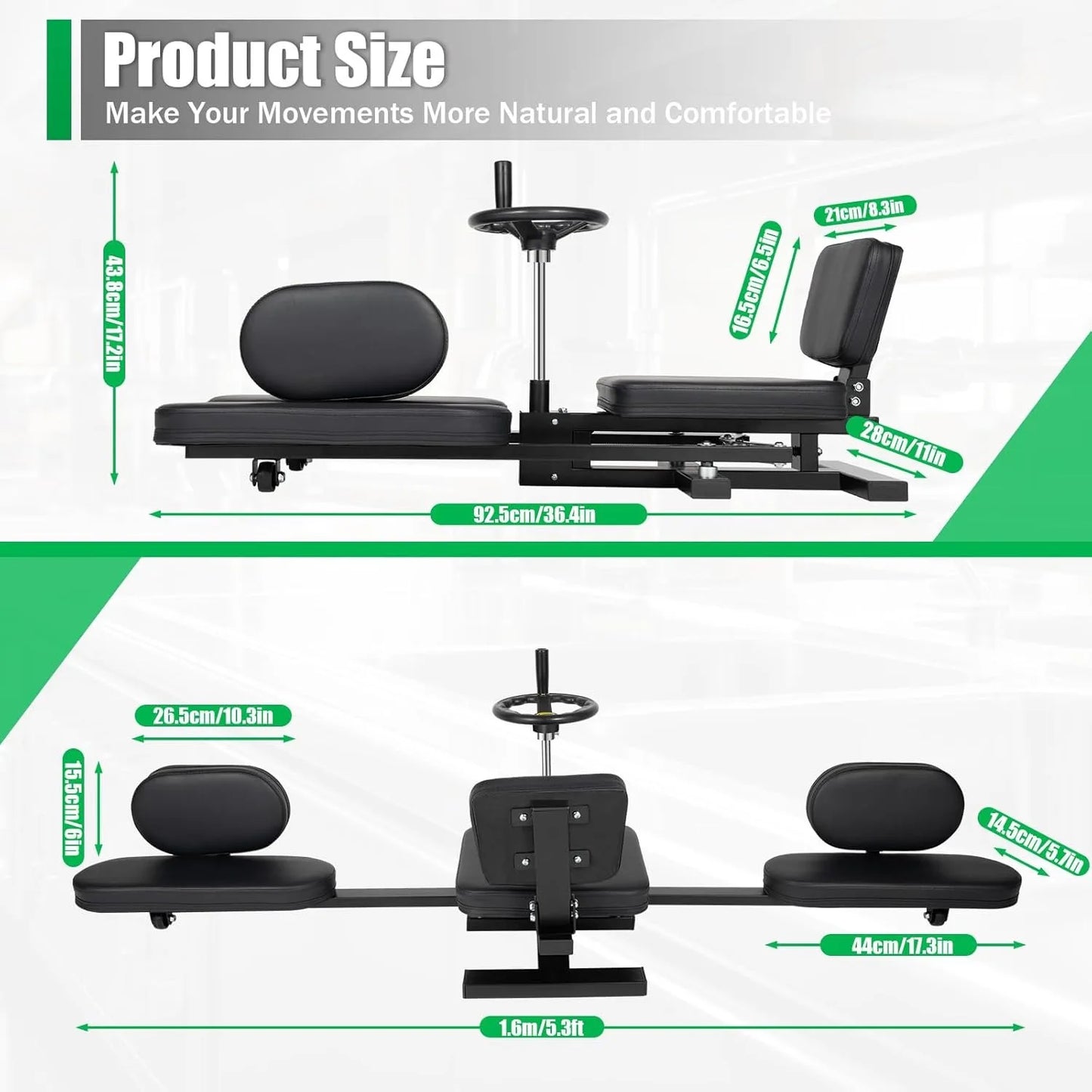 Leg Stretcher and Hip Stretcher for Home Gym and Yoga