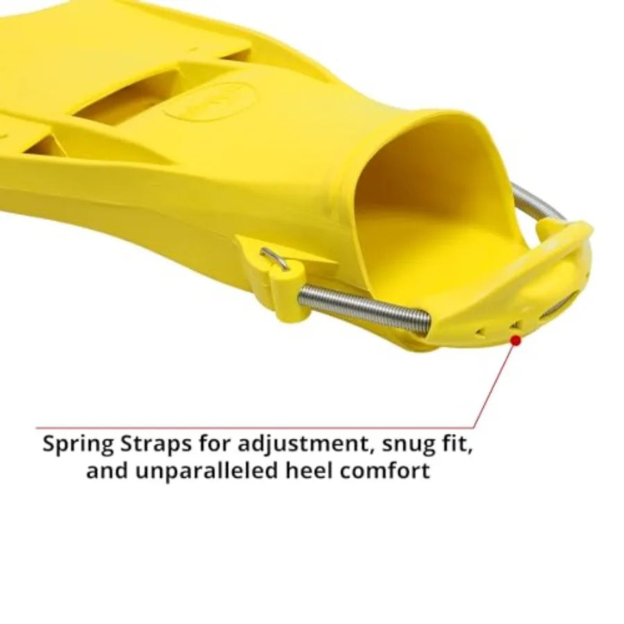 Rubber Diving Fins With Stainless Steel Spring Straps