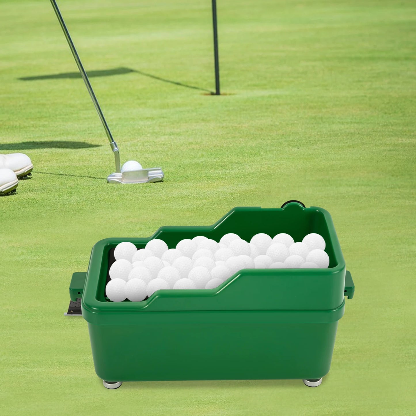 Semi Automatic Golf Ball Dispenser Manual Powerless Training Aid