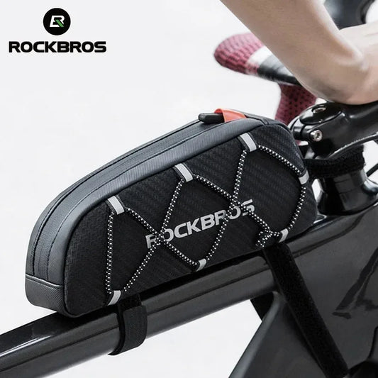 ROCKBROS Waterproof Reflective Front Top Tube Bag