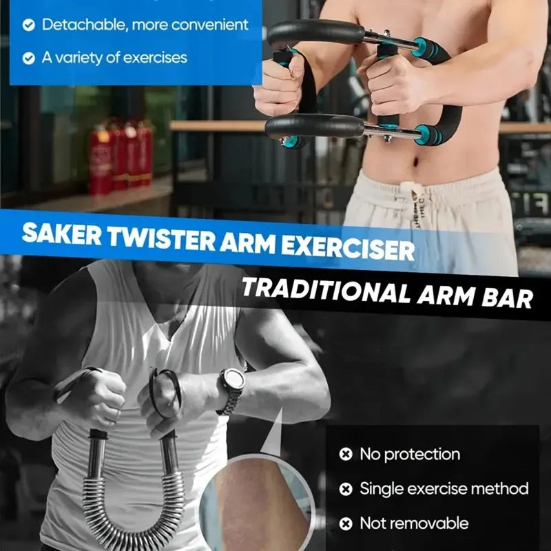 U Shape Hand Gripper And Power Twister For Home Workout