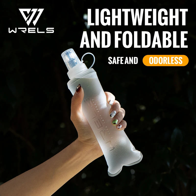 WRELS Soft Flask Collapsible Water Bottle TPU BPA Free