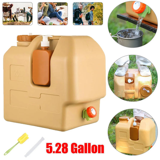 Emergency Water Bag With Spigot For Outdoor Camping
