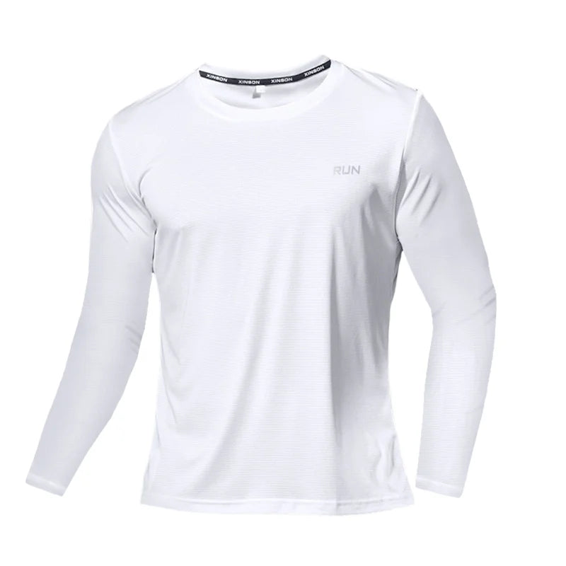 Ice Silk Long Sleeve T Shirt Quick Dry Breathable Outdoor
