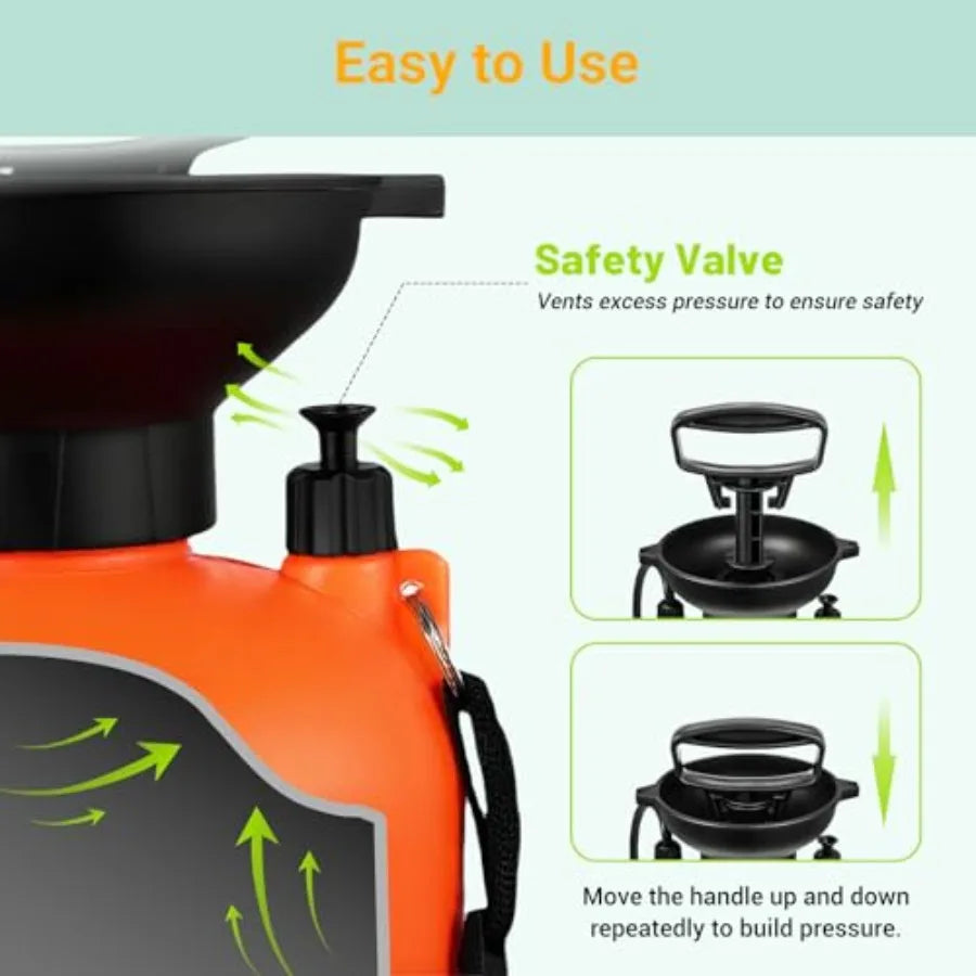Portable Camping Shower With 10 Spray Modes For Beach Surfing Travel