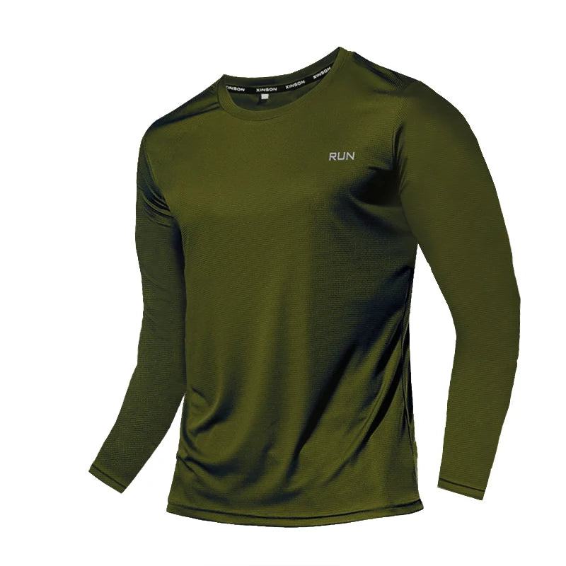 Ice Silk Long Sleeve T Shirt Quick Dry Breathable Outdoor