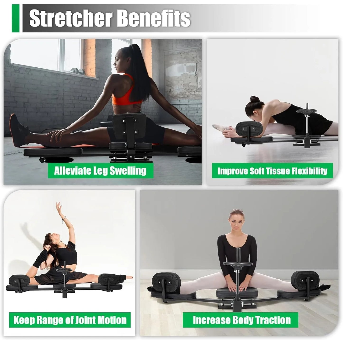 Leg Stretcher and Hip Stretcher for Home Gym and Yoga