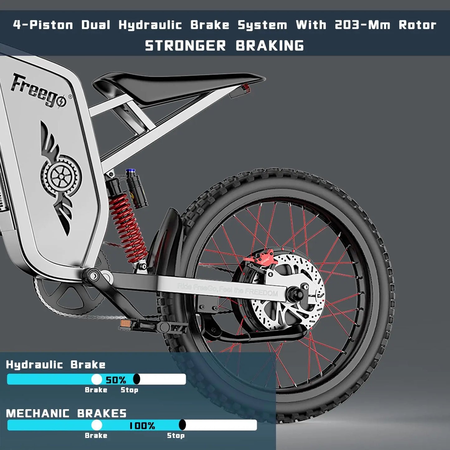 Freego X2Pro Electric Dirt Bike 6000W Peak Battery