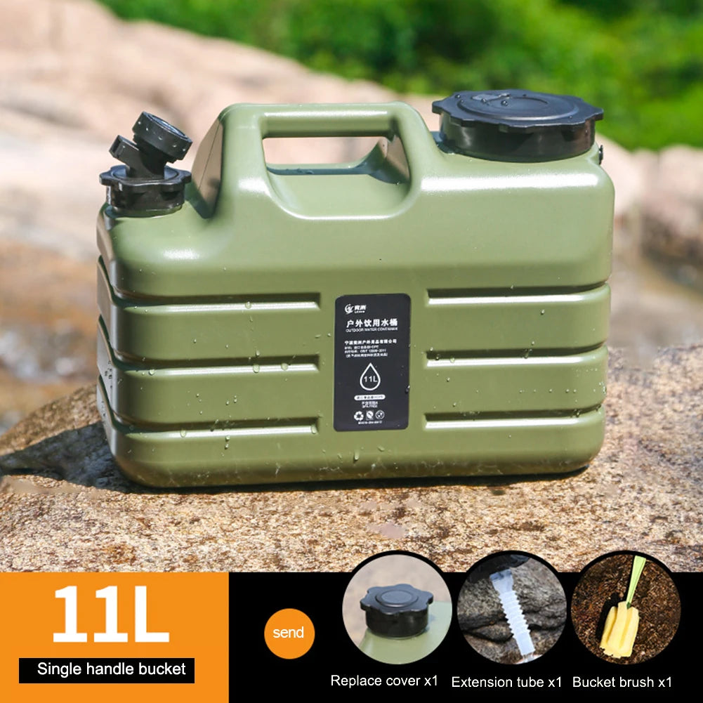 NovaSphere Portable Camping Water Bucket With Faucet Leakproof