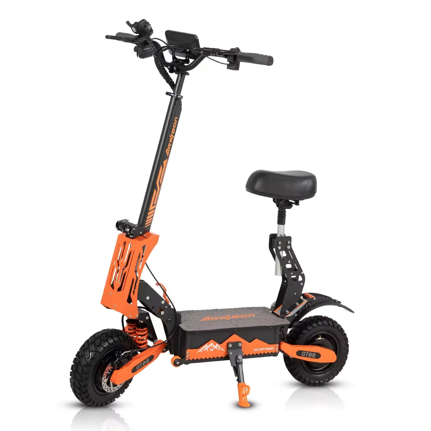 Arwibon Dual Motor Electric Scooter 46 MPH 60V 27Ah
