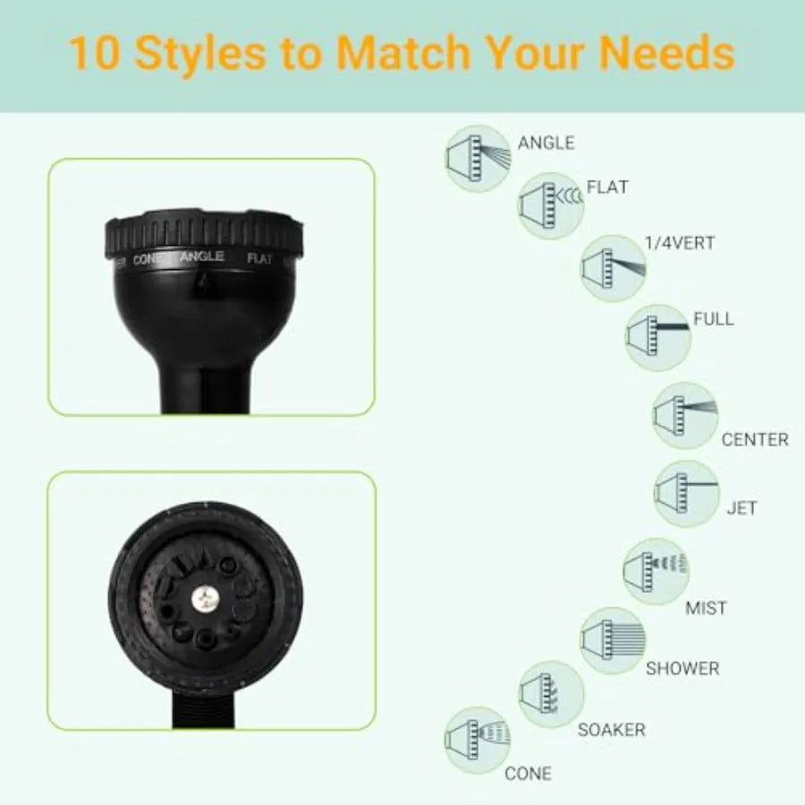 Portable Camping Shower With 10 Spray Modes For Beach Surfing Travel