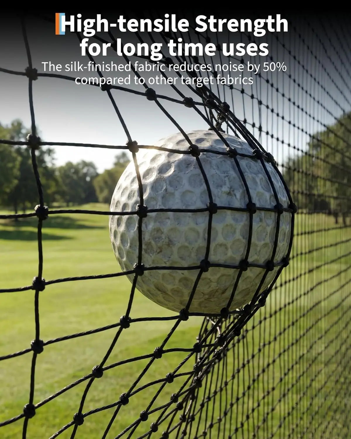 HiMISS 10x7.5Ft Golf Practice Net Indoor Outdoor Swing Chipping Trainer