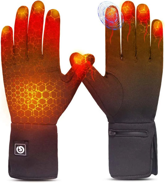 Savior Heat Rechargeable Electric Heated Glove Liners For Men Women