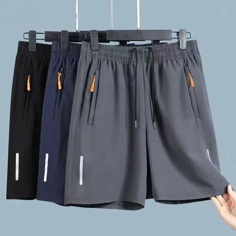 Summer Ice Silk Quick Dry Running Shorts