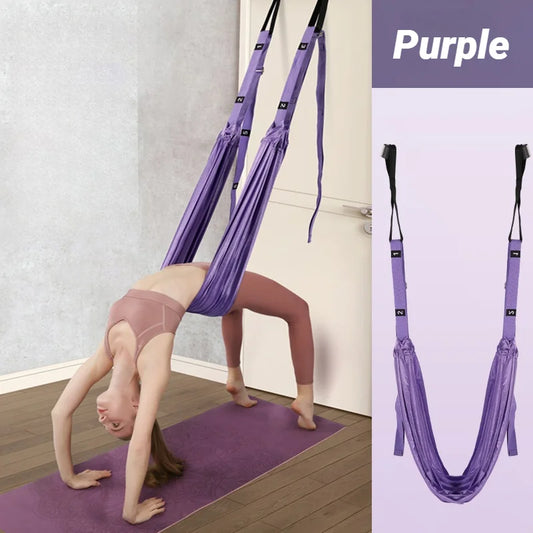 Adjustable Aerial Yoga Strap Pull Rope For Fitness And Stretch