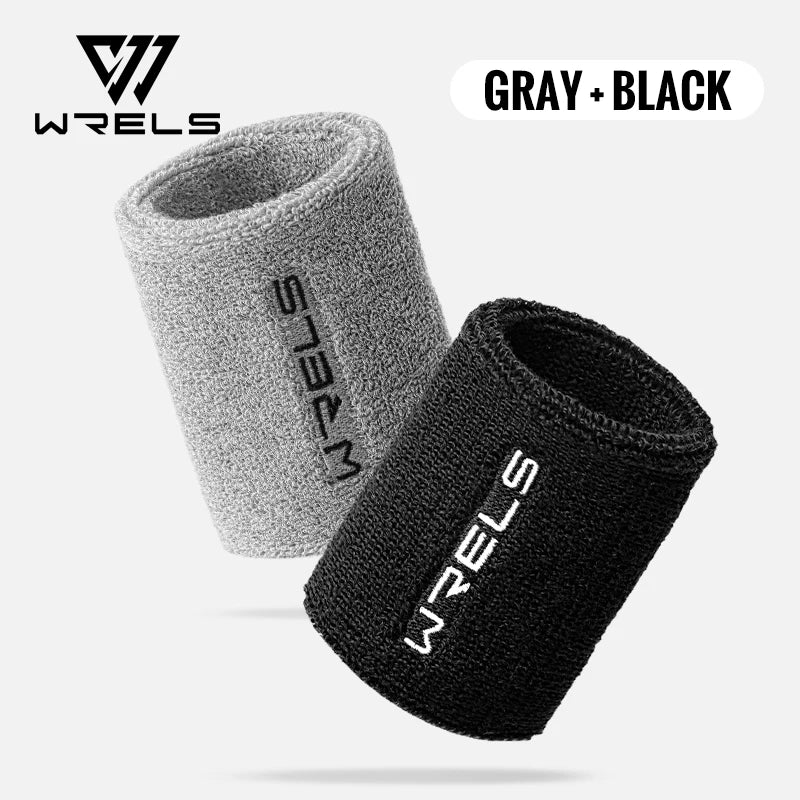 WRELS Wristbands Terry Cloth Moisture Wicking Sport Sweatbands