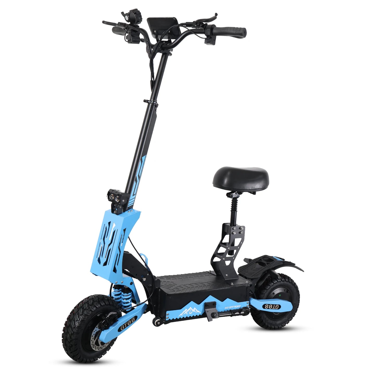 Arwibon Dual Motor Electric Scooter 46 MPH 60V 27Ah