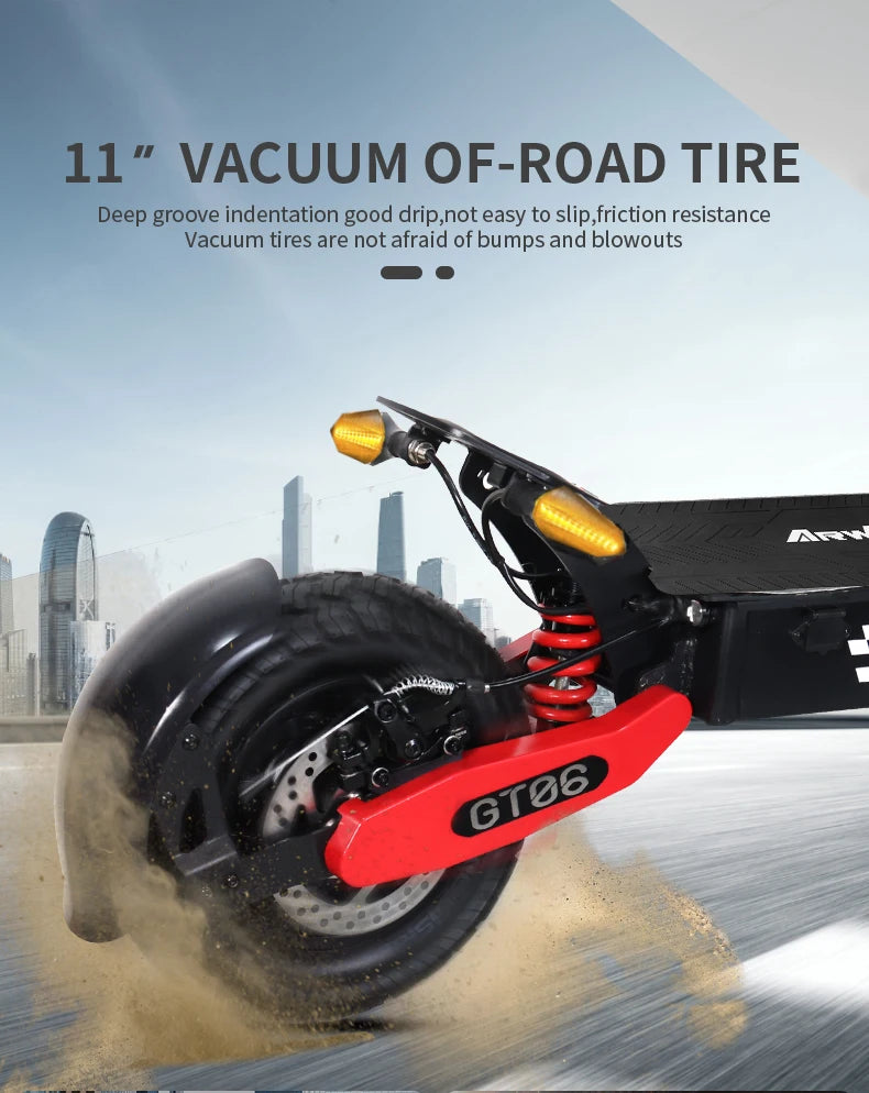 Arwibon GT06 1200W Foldable E-Scooter for Adults