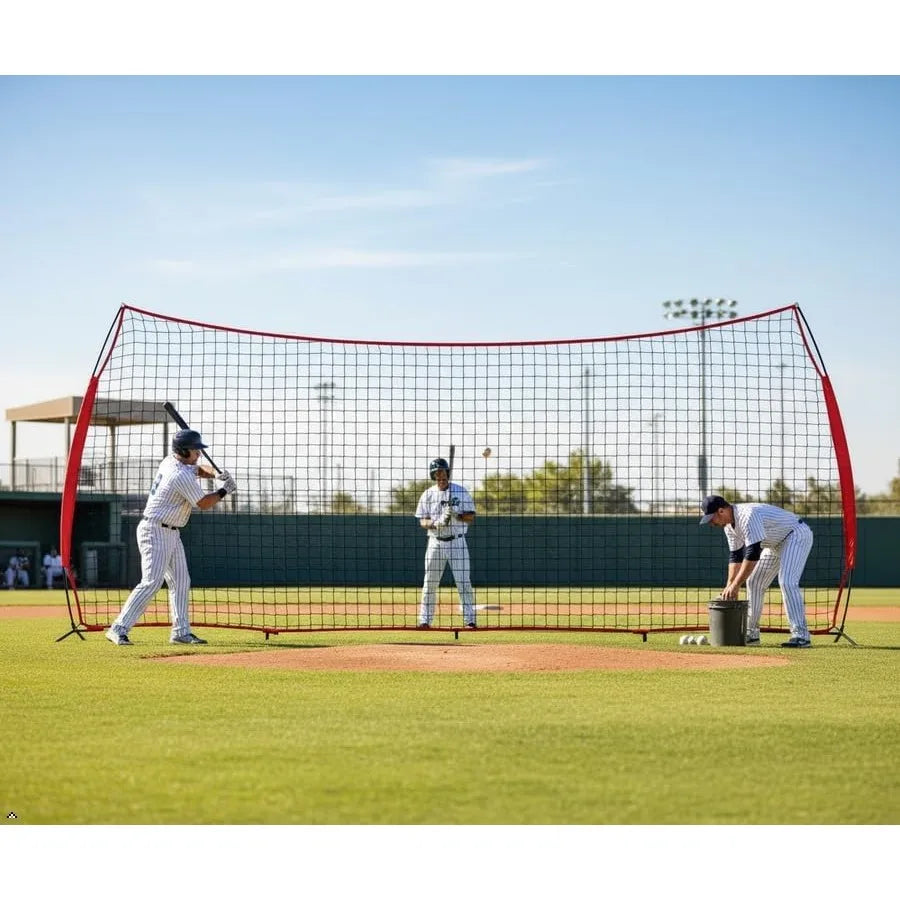Multi-Sport Barricade Backstop Net With Carry Bag