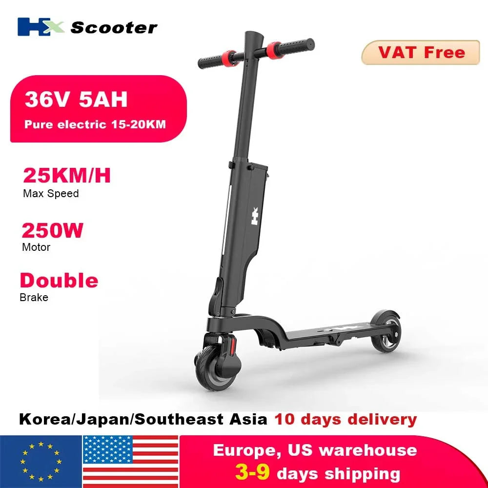 HX X6 Foldable Electric Scooter 350W 25 KmH 36V EScooter