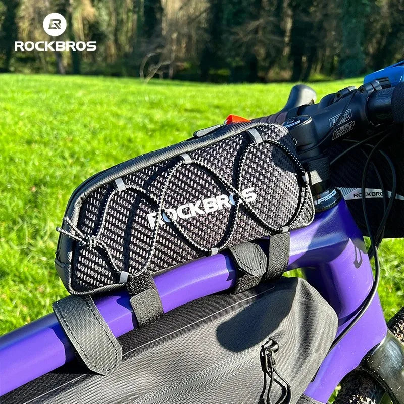 ROCKBROS Waterproof Reflective Front Top Tube Bag