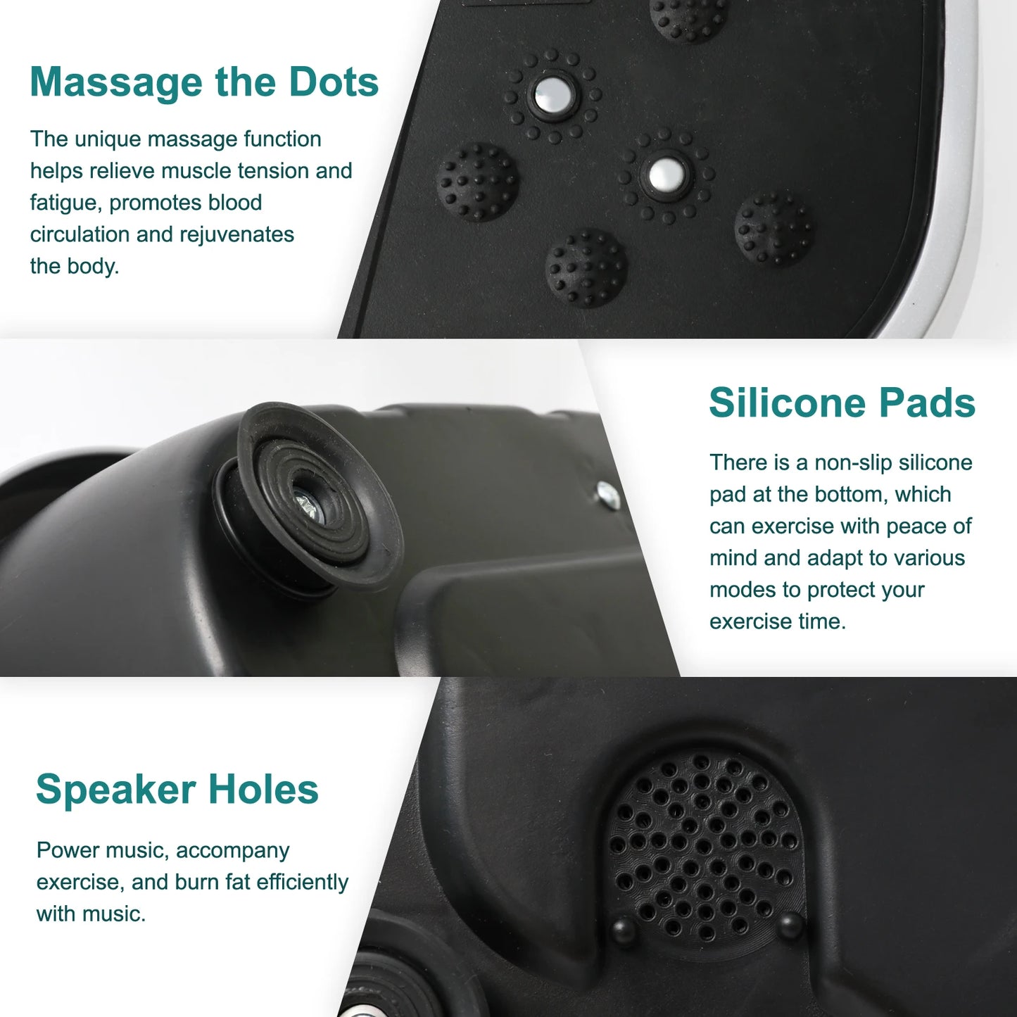 Vibration Plate Home Fitness Machine For Fat Burning Workout