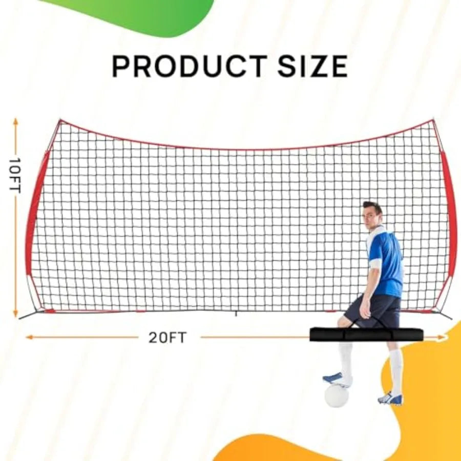 Multi-Sport Barricade Backstop Net With Carry Bag