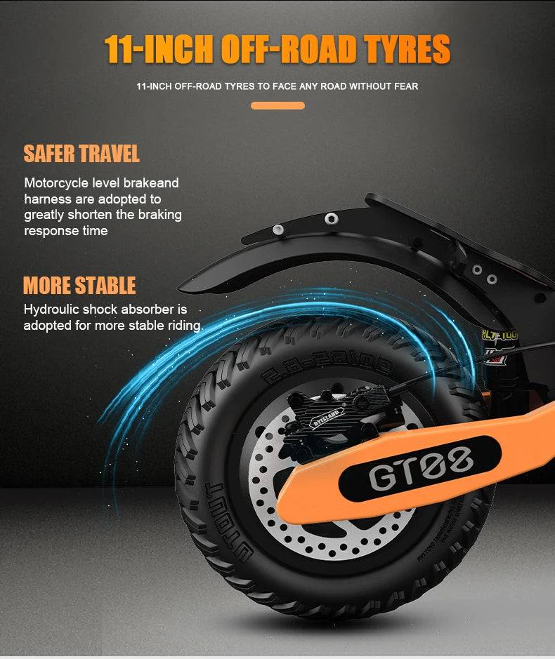 Arwibon GT08 Electric Scooter 5600W Folding Off Road