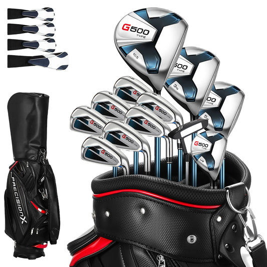 Men's Golf Club Set With Bag And Club Covers