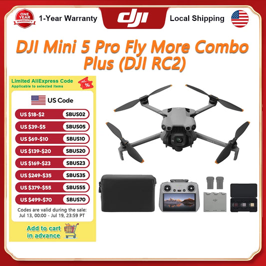 DJI Mini 5 Pro Drone With 4K Camera