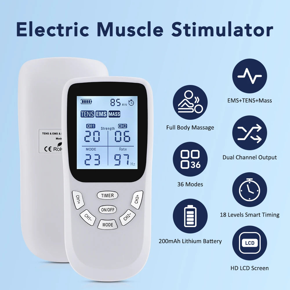 EMS TENS Muscle Stimulator With 36 Modes