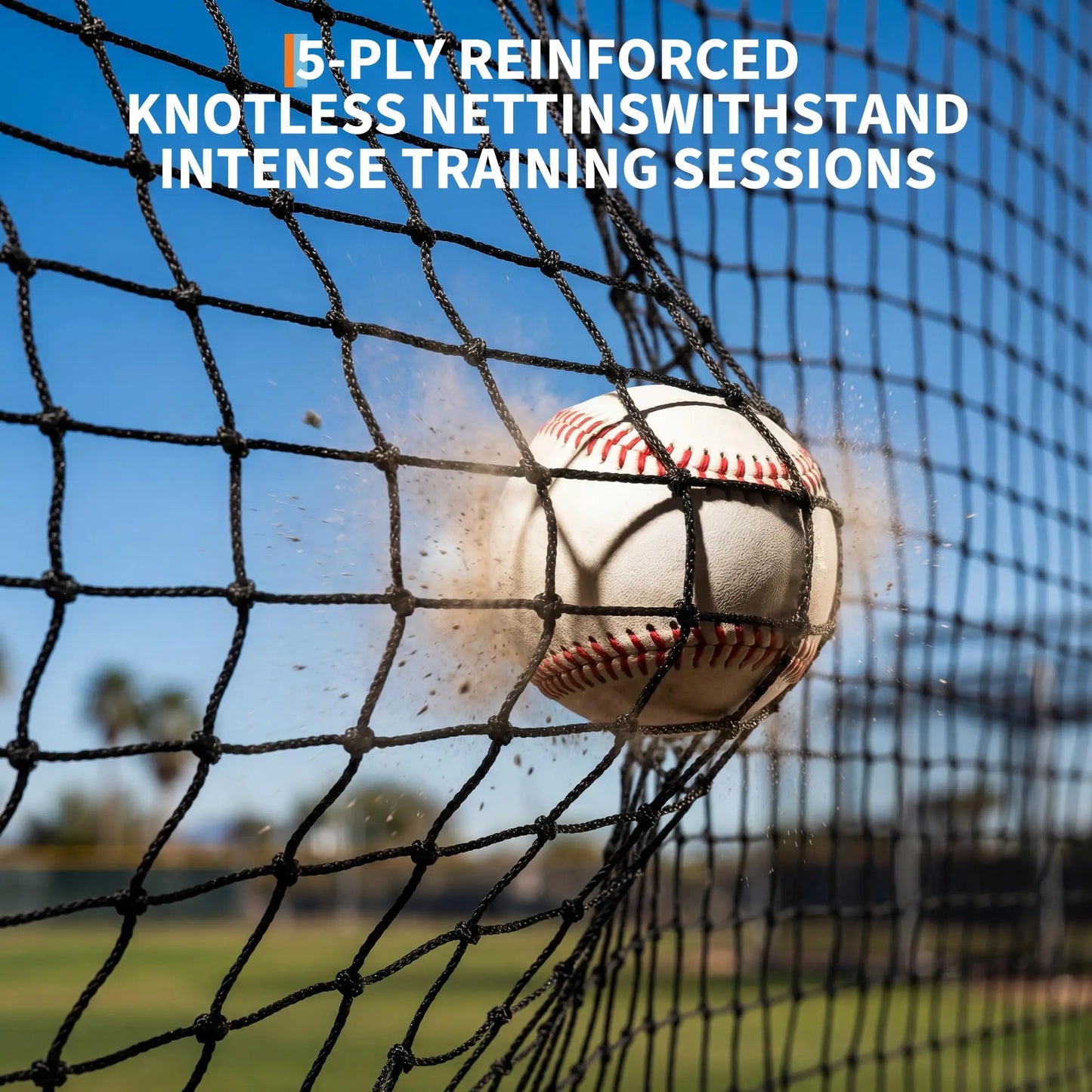 HiMISS Baseball Batting Cage With Frame And Net