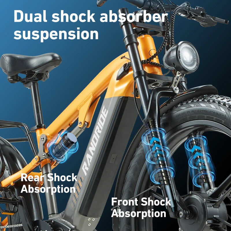 Randride 1000W Dual Motor Electric Mountain Bike