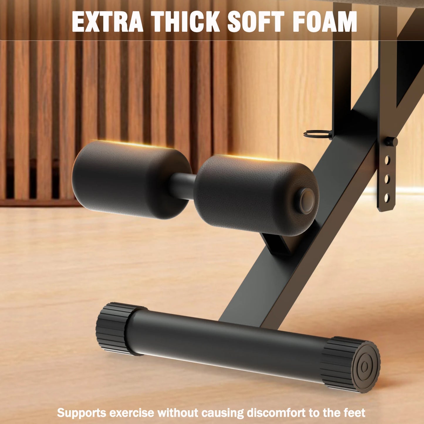 Foldable Adjustable Weight Bench for Full Body Workout