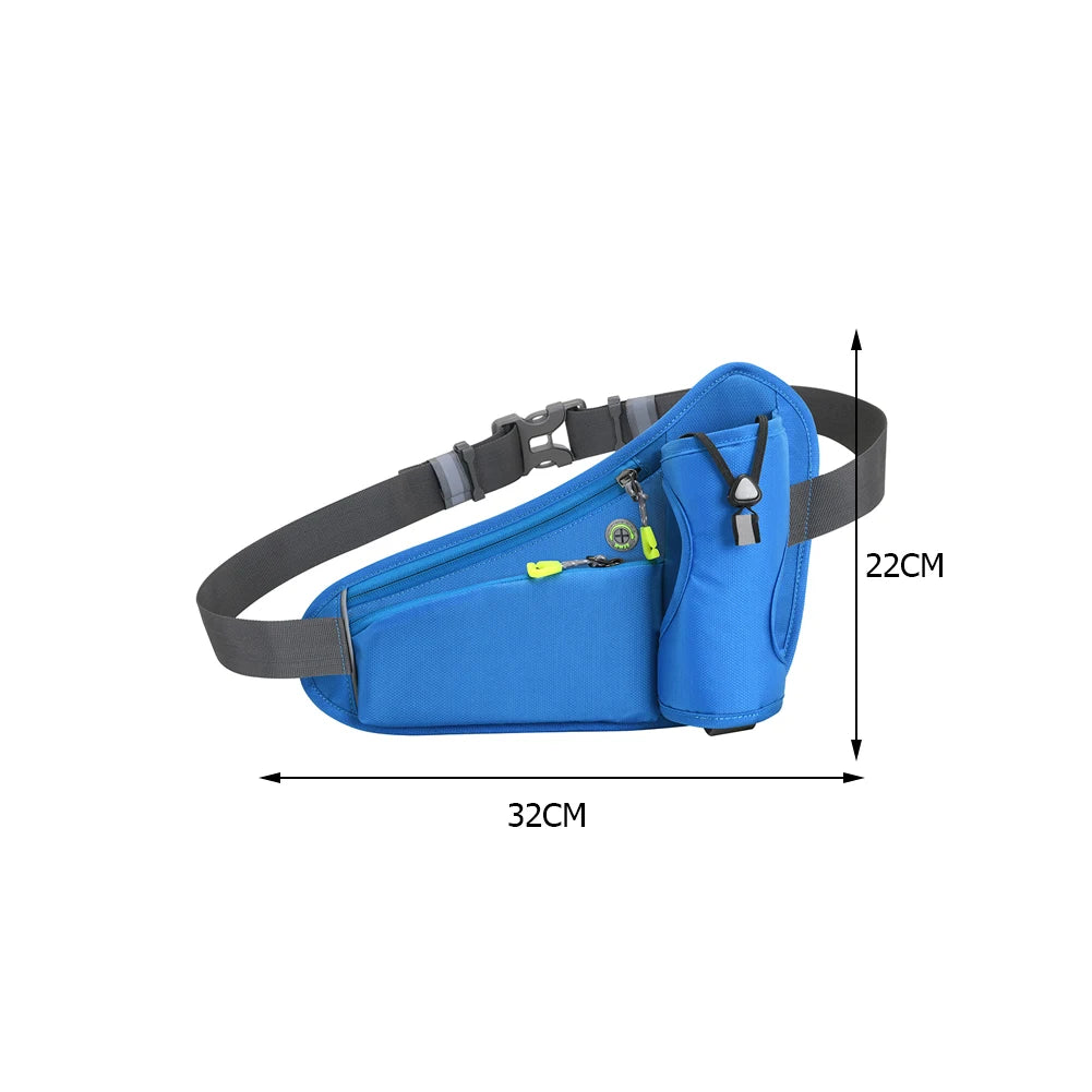 APWIKOGER Water Bottle Holder Hydration Waist Belt Bag