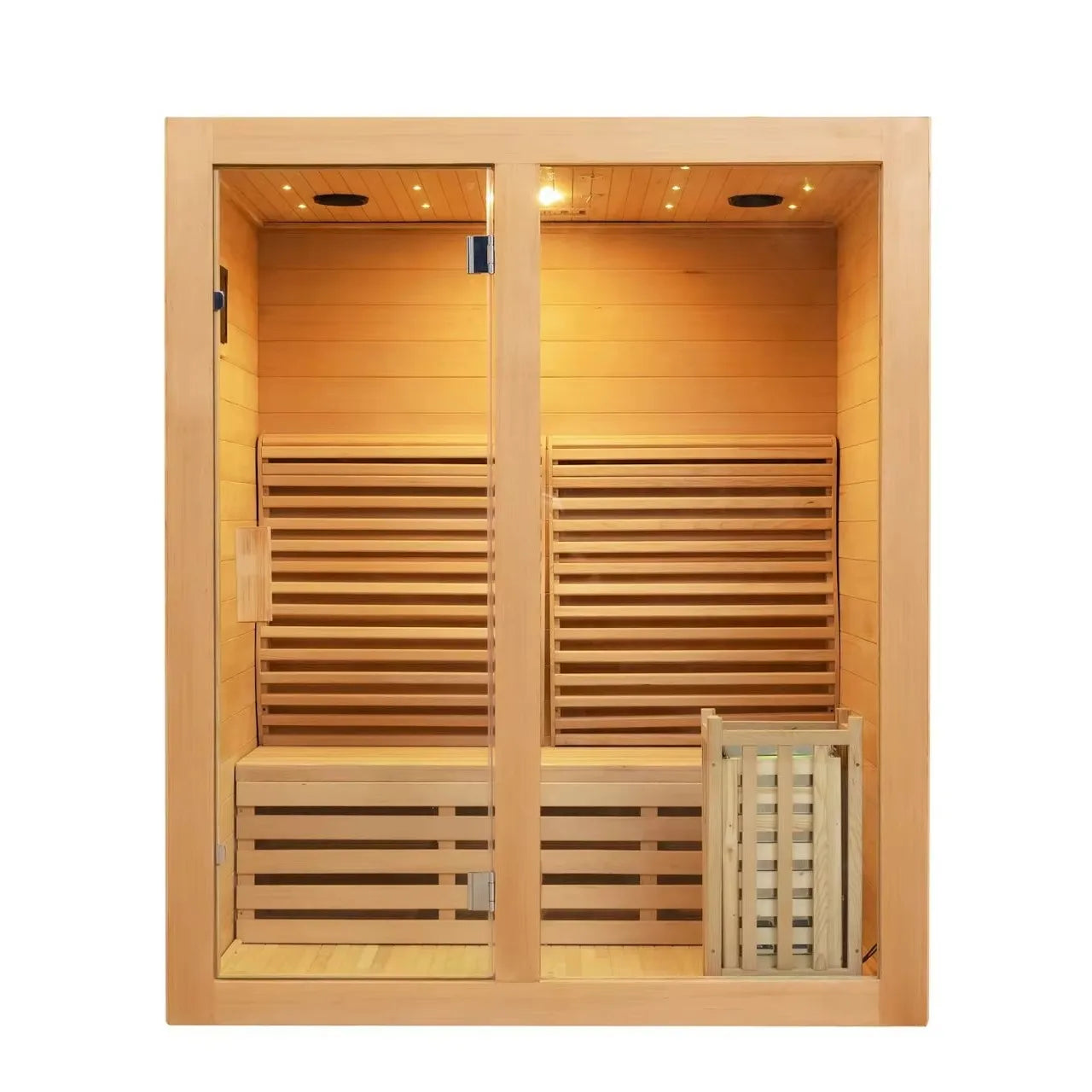 SMARTMAK Hemlock Indoor Sauna With 3.5kW Harvia Heater