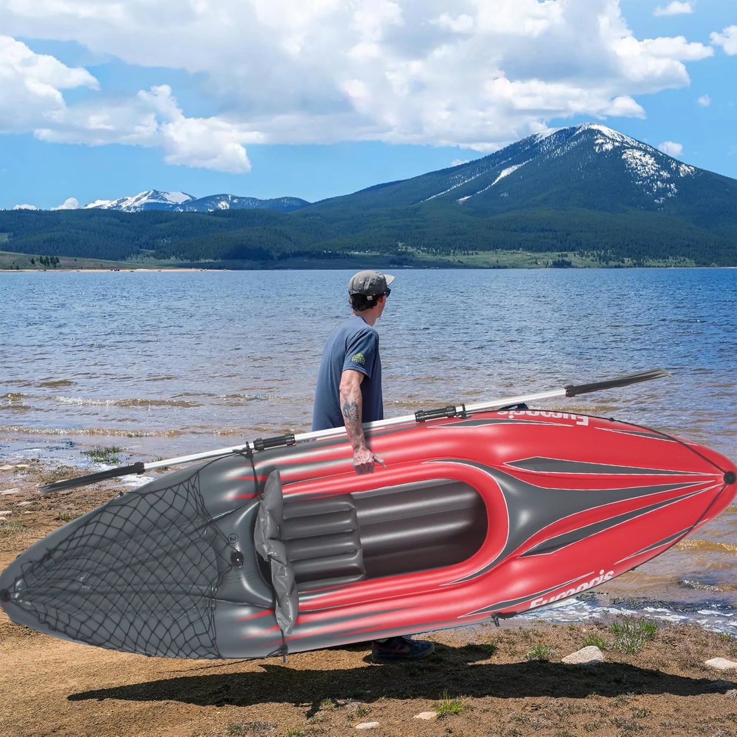 HHSJZWCY Inflatable Kayak Fishing Boat One Person