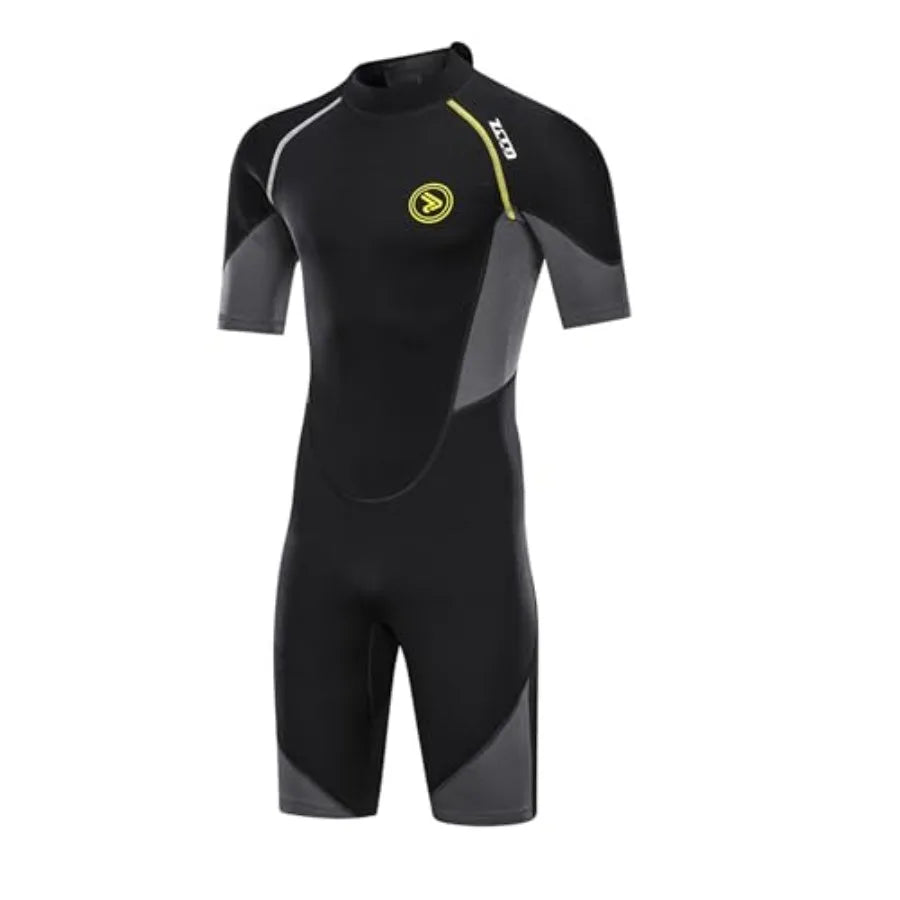 Premium Neoprene Back Zip Shorty Wetsuit