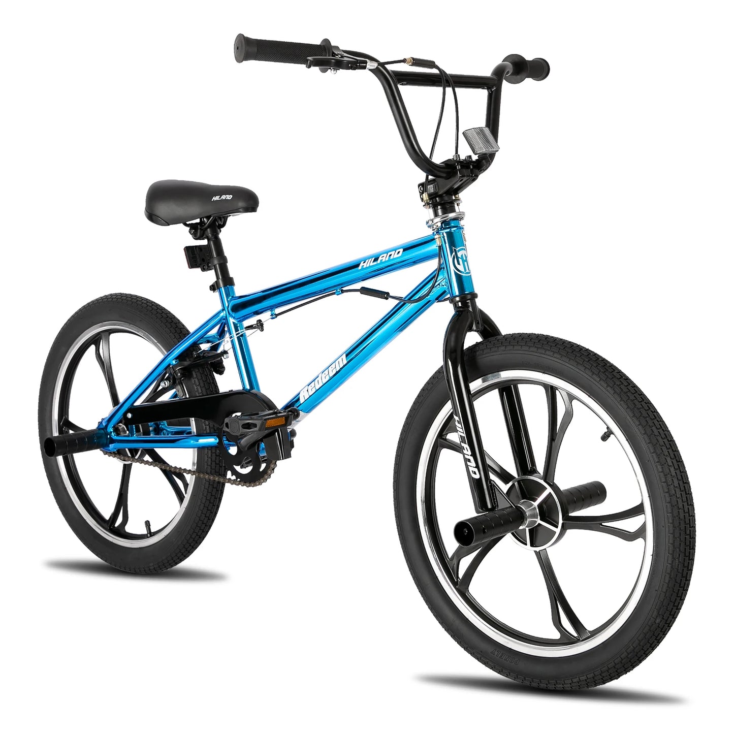 Hiland Kids BMX Bike Freestyle With 360 Degree Rotor Pegs