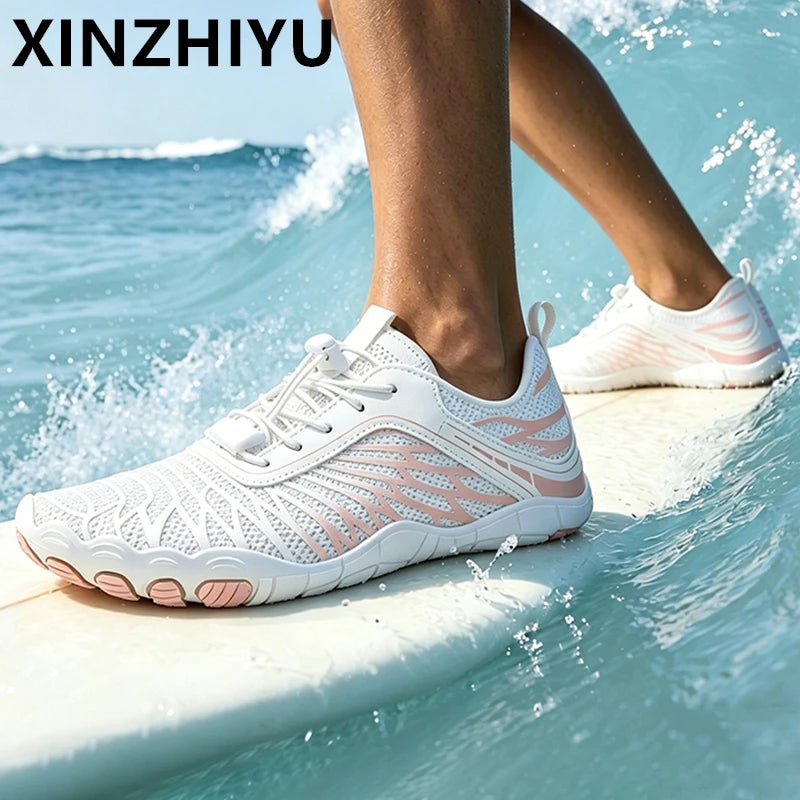 Unisex Water Shoes Quick Dry Barefoot Aqua Sneakers For Outdoors