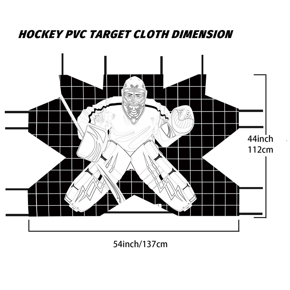 APWIKOGER Hockey Goalie Target Street Net Practice Aid