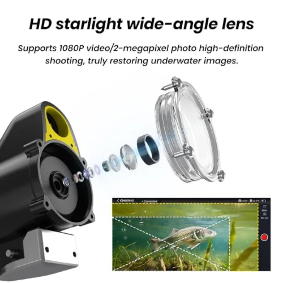 Underwater Fishing Camera Kit HD 1080P With Real Time App
