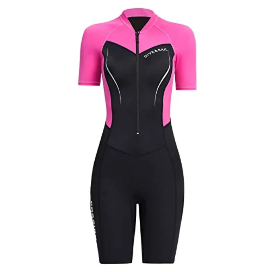 Neoprene Shorty Wetsuit For Snorkeling And Surfing