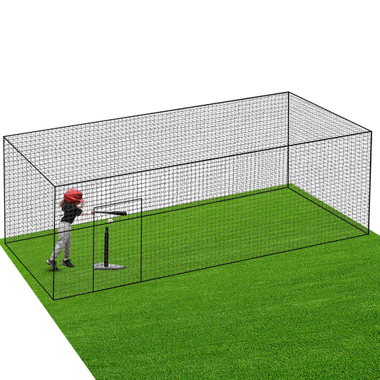 Baseball Batting Cage Net With Frame For Backyard Training
