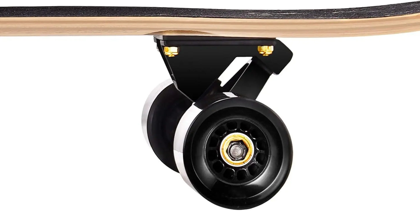 YTYIN Artisan Maple Longboard Cruiser Pintail