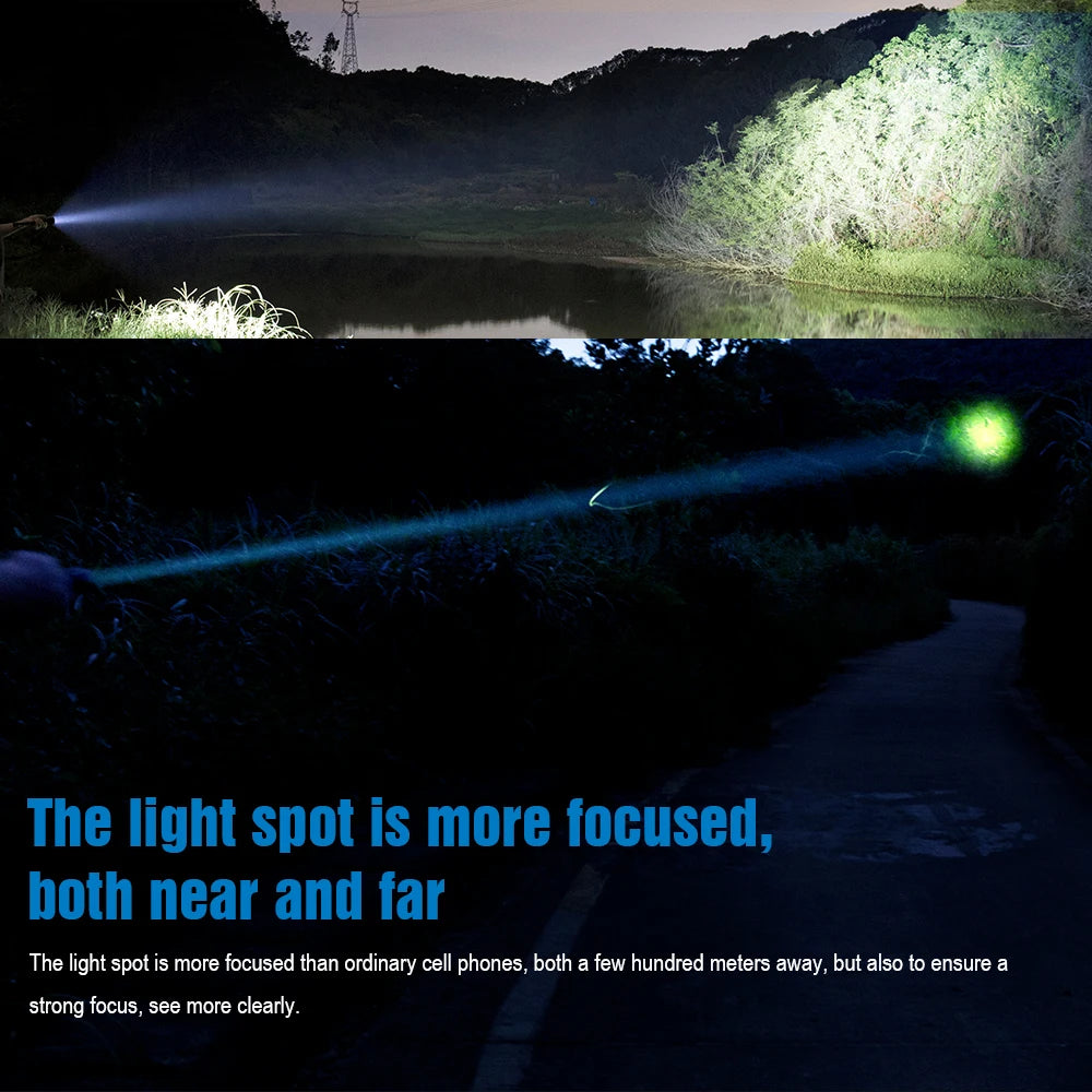 TrustFire T30R 1100M Tactical Flashlight 18650 USB Rechargeable