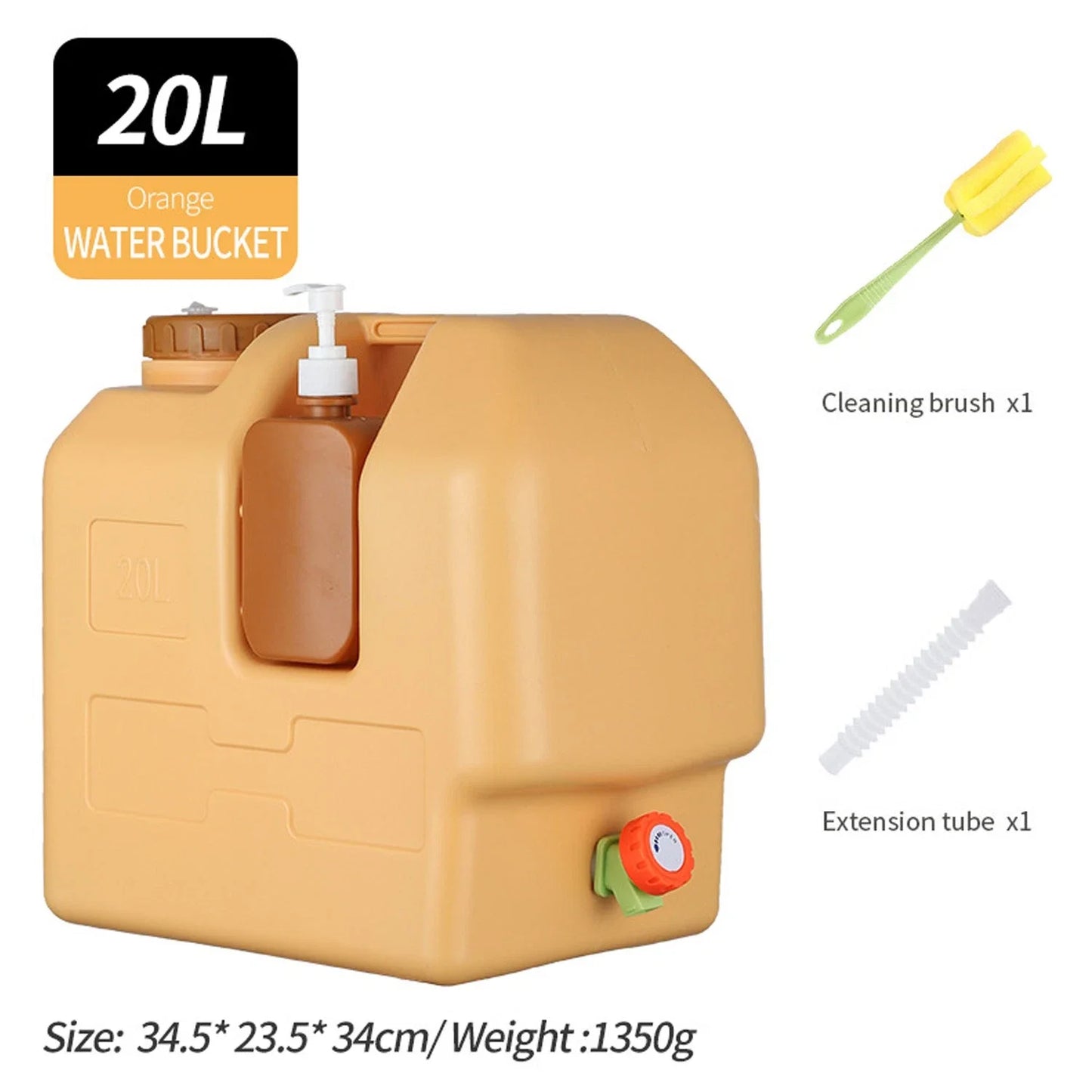 Emergency Water Bag With Spigot For Outdoor Camping