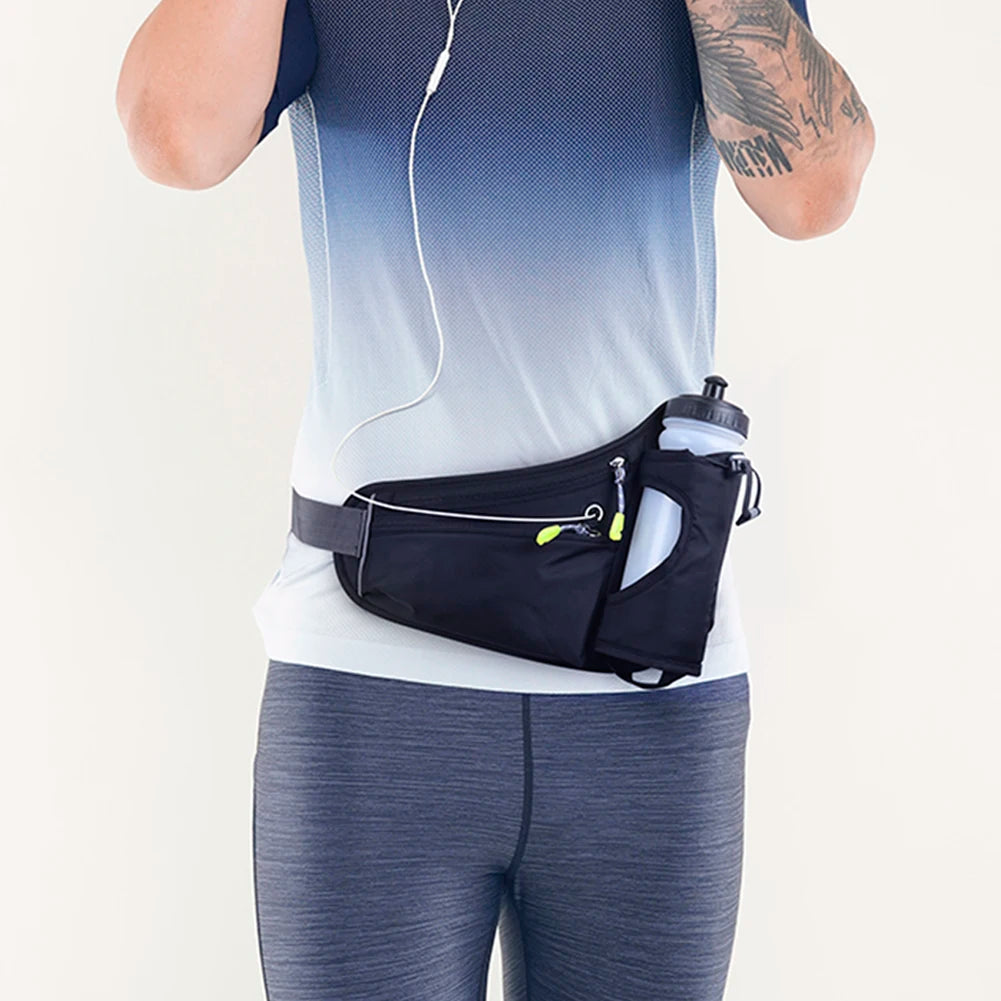 APWIKOGER Water Bottle Holder Hydration Waist Belt Bag